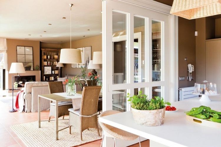 Cloisons vitrées dans la cuisine - Design d'intérieur