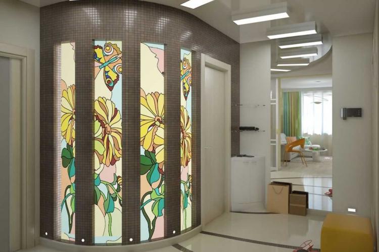 Cloisons vitrées dans le couloir - Design d'intérieur