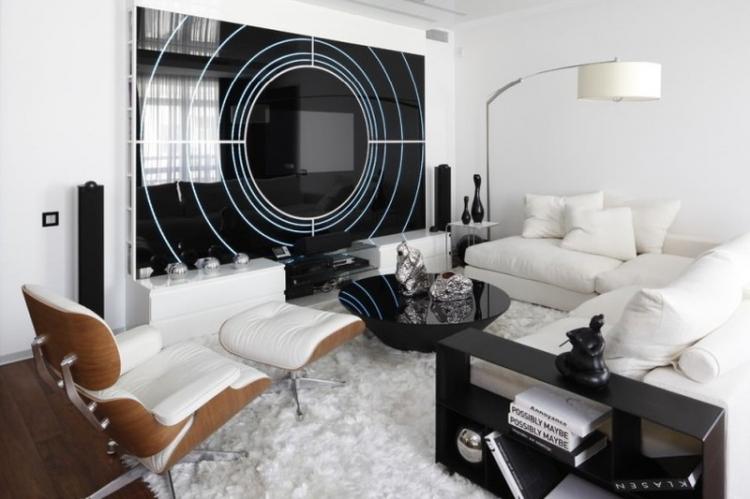 Salon high-tech - Photo design d'intérieur