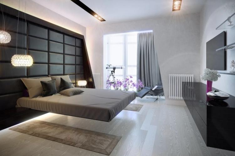 Chambre high-tech - Photo de design d'intérieur