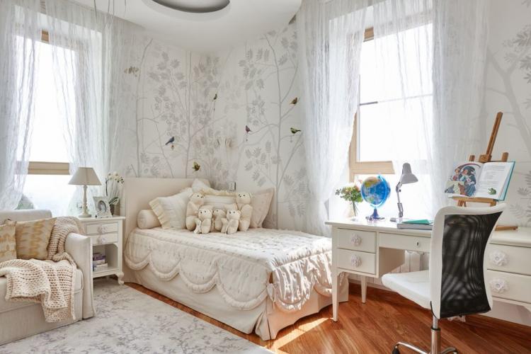 Chambre d'enfants de style néoclassique - photo de design d'intérieur