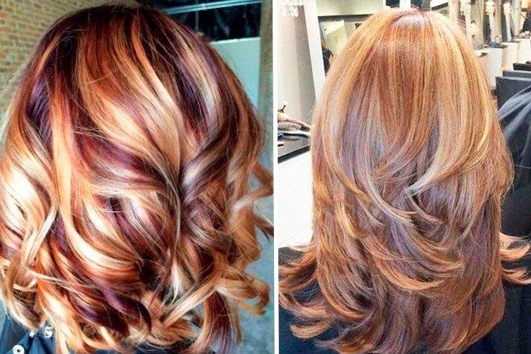 Coupe de cheveux en cascade avec coloration pour cheveux courts