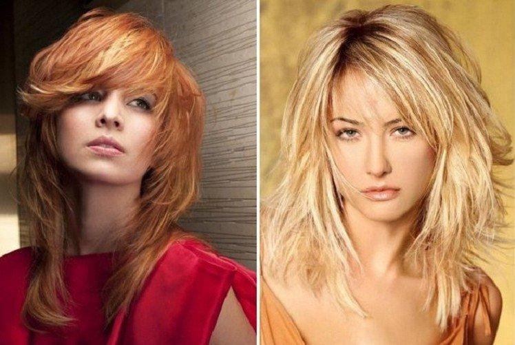 Cascade à plusieurs niveaux pour cheveux moyens