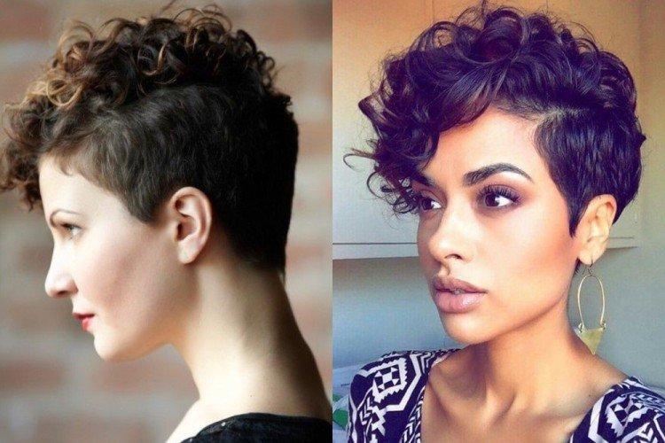 Coupe de cheveux Pixie pour cheveux courts et bouclés
