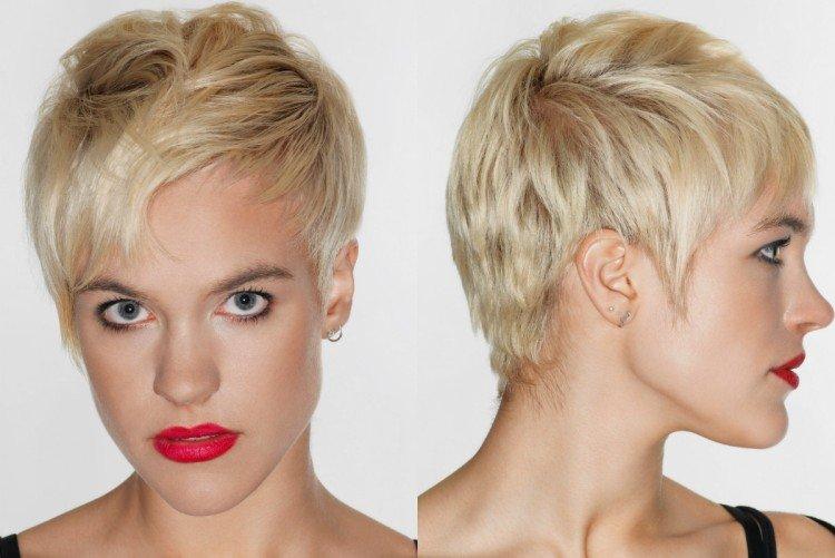 Coupe de cheveux militaire Pixie pour cheveux courts