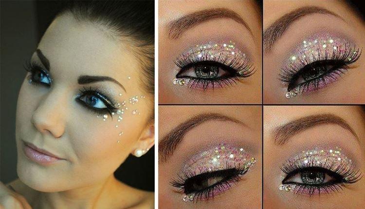 Paillettes - Maquillage de mariage