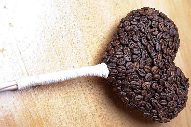 Topiaire de grains de café bricolage - photos et idées