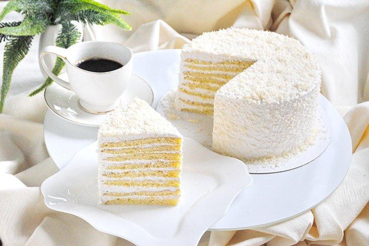 Gâteau Rafaello sans cuisson - recettes