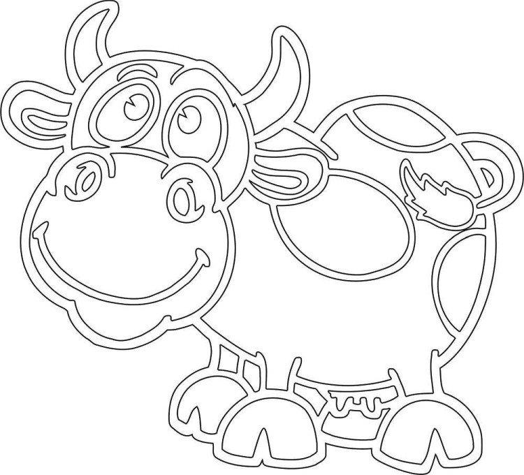 Comment coller - Pochoirs du boeuf sur les fenêtres pour le nouvel an 2021