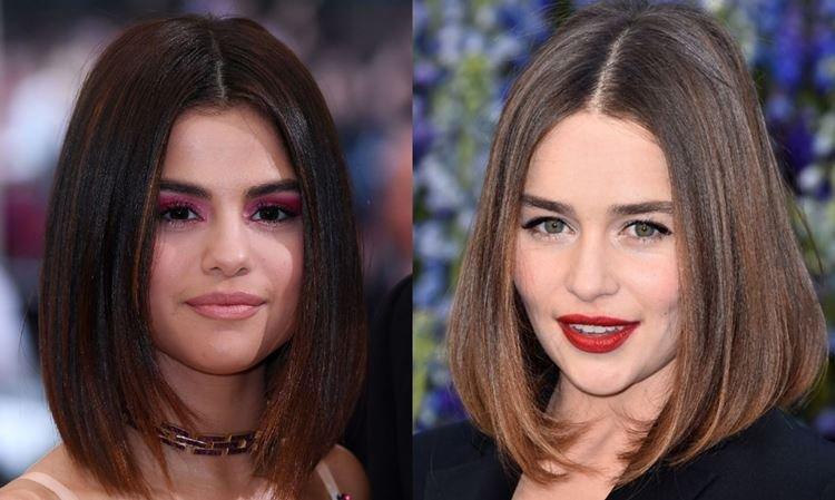 Bob allongé classique sans frange