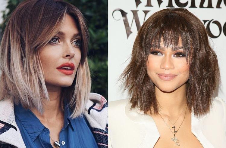 Carré long déchiré avec frange