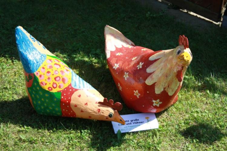 Papier mâché - Décorations de jardin décoratives DIY