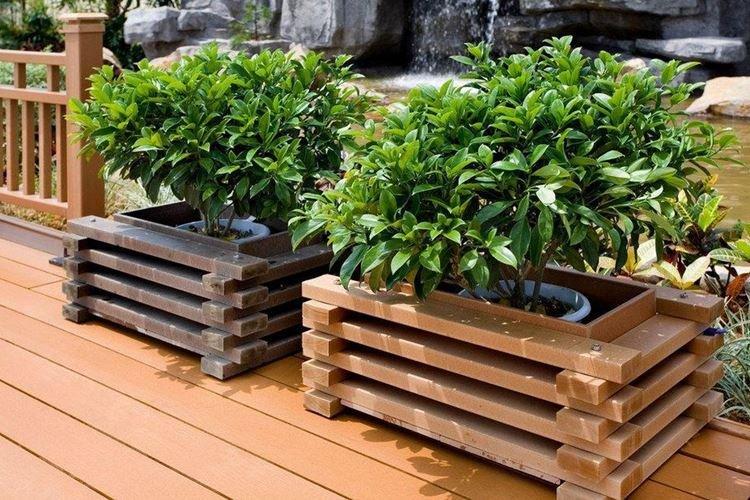 Extérieur - Types de pots de fleurs extérieurs