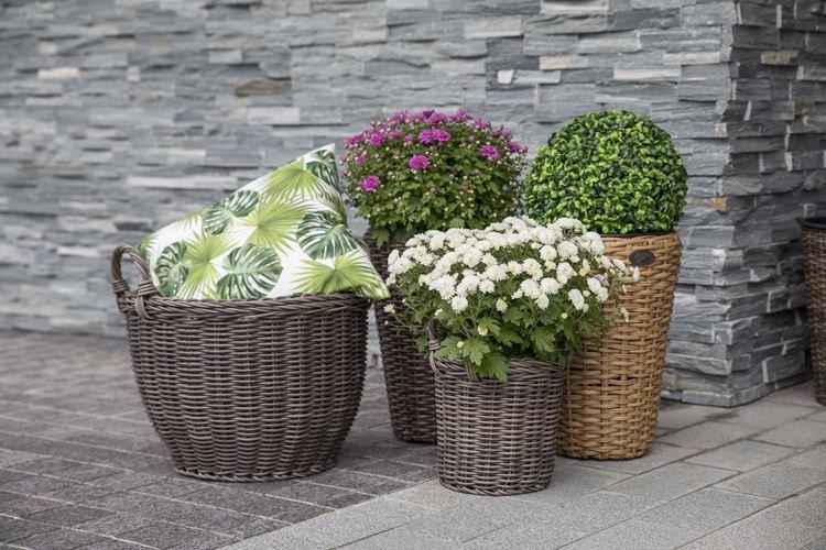 Pots de fleurs pour fleurs à partir de paniers en osier - Comment faire des pots de fleurs pour fleurs de vos propres mains