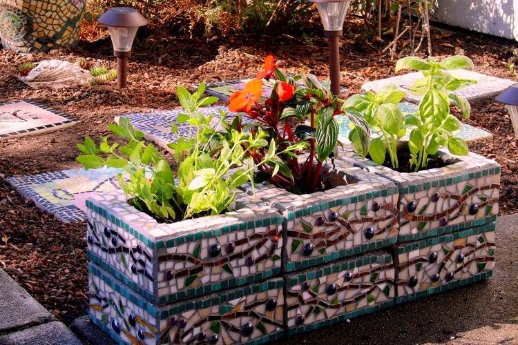 Pots de fleurs d'extérieur - photo