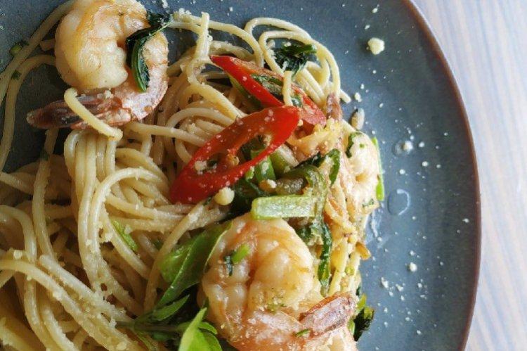 Pâtes aux crevettes et au brocoli - Dîner rapide Recettes simples