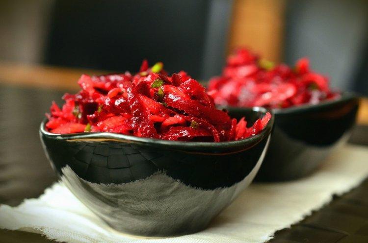 Salade de betteraves crues - Salades rapides délicieuses et faciles