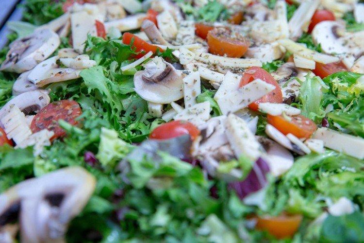 Salade de chou et champignons - salades rapides délicieuses et faciles
