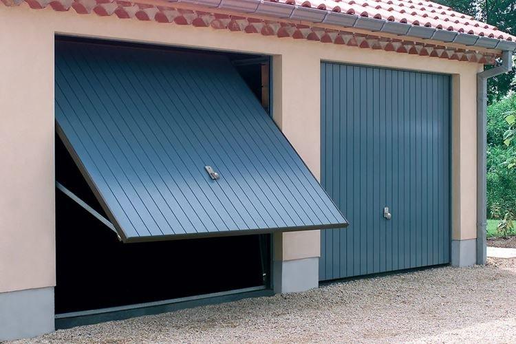 Portes basculantes à faire soi-même en carton ondulé - photos et idées