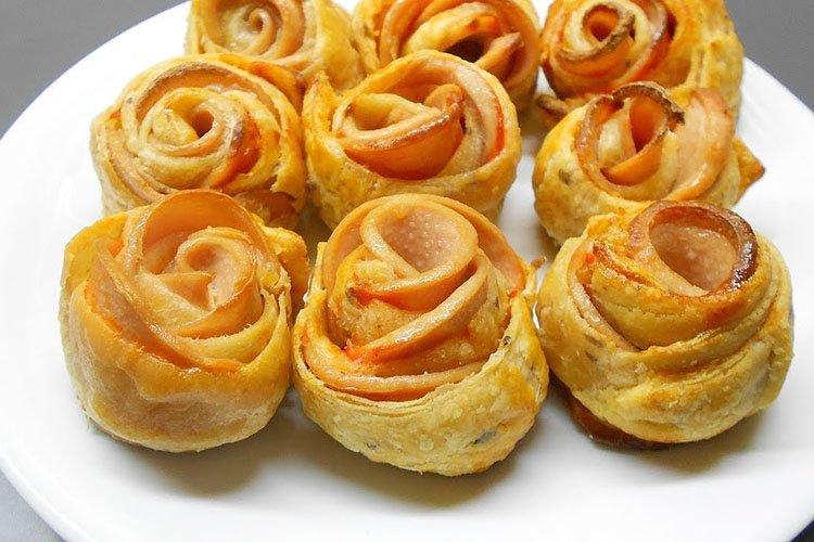 Gâteaux feuilletés au poulet - Recettes de pâtisserie feuilletée