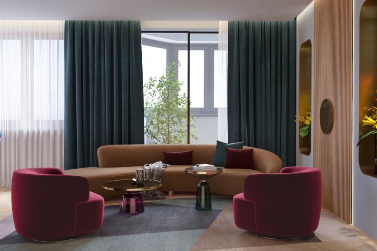 Appartement lumineux pour une jeune famille - design d'intérieur