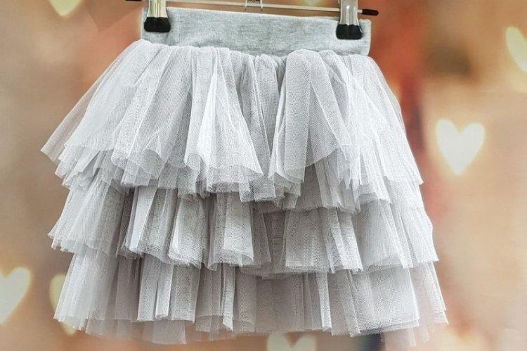 Jupe DIY en tulle à volants