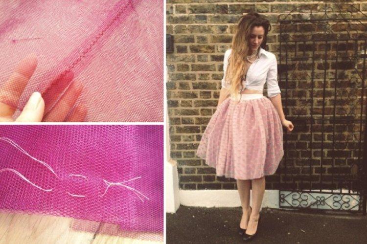 Jupe en tulle multicouche DIY