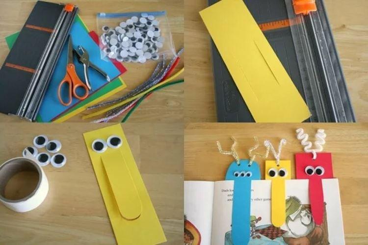 Marque-pages Eyed - Marque-pages en papier bricolage pour livres