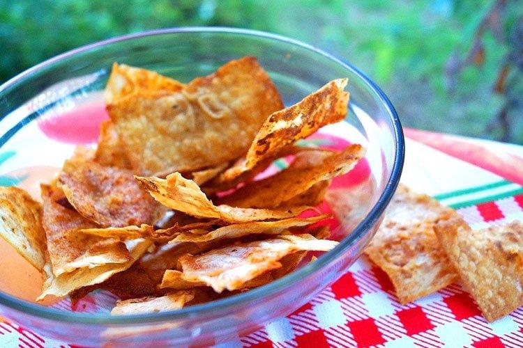 Croustilles Lavash - Recettes de collations au pain pita