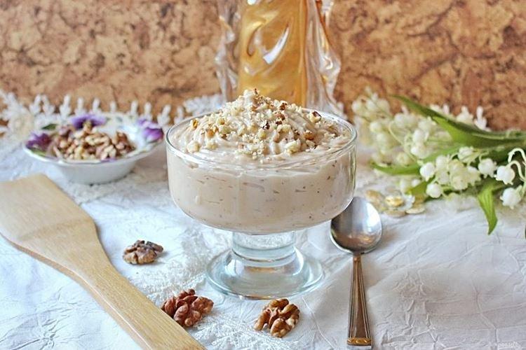 Crème aux noix pour gâteau - recettes