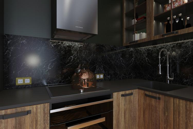 Côte Verte : Aménagement cuisine-salon