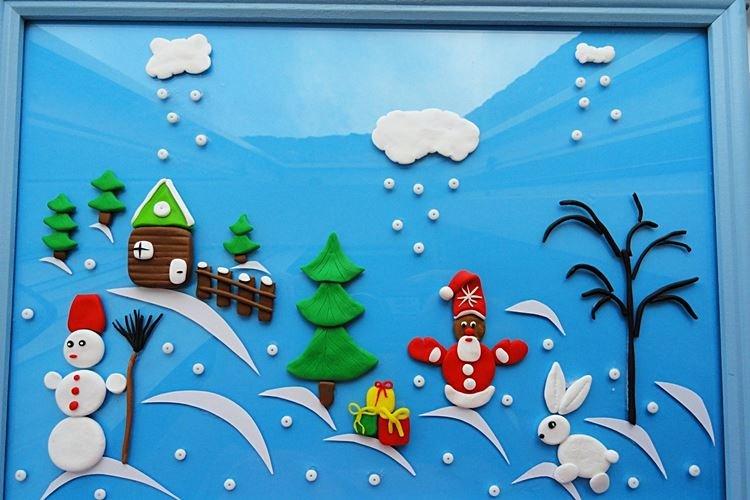 Bricolage d'hiver à la maternelle - photos et idées