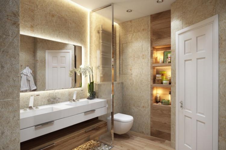 Zone salle de bain et toilettes