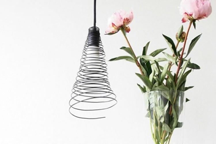 Abat-jour de lustre en fil de bricolage