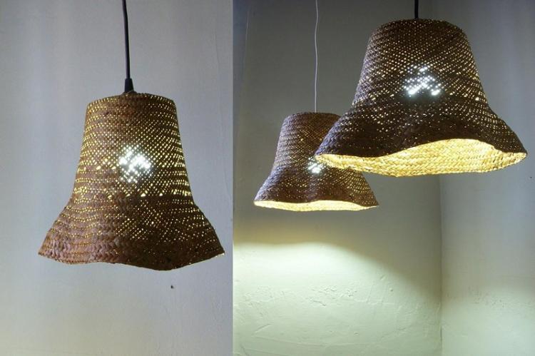 Abat-jour de chapeau - Abat-jour de lustre bricolage